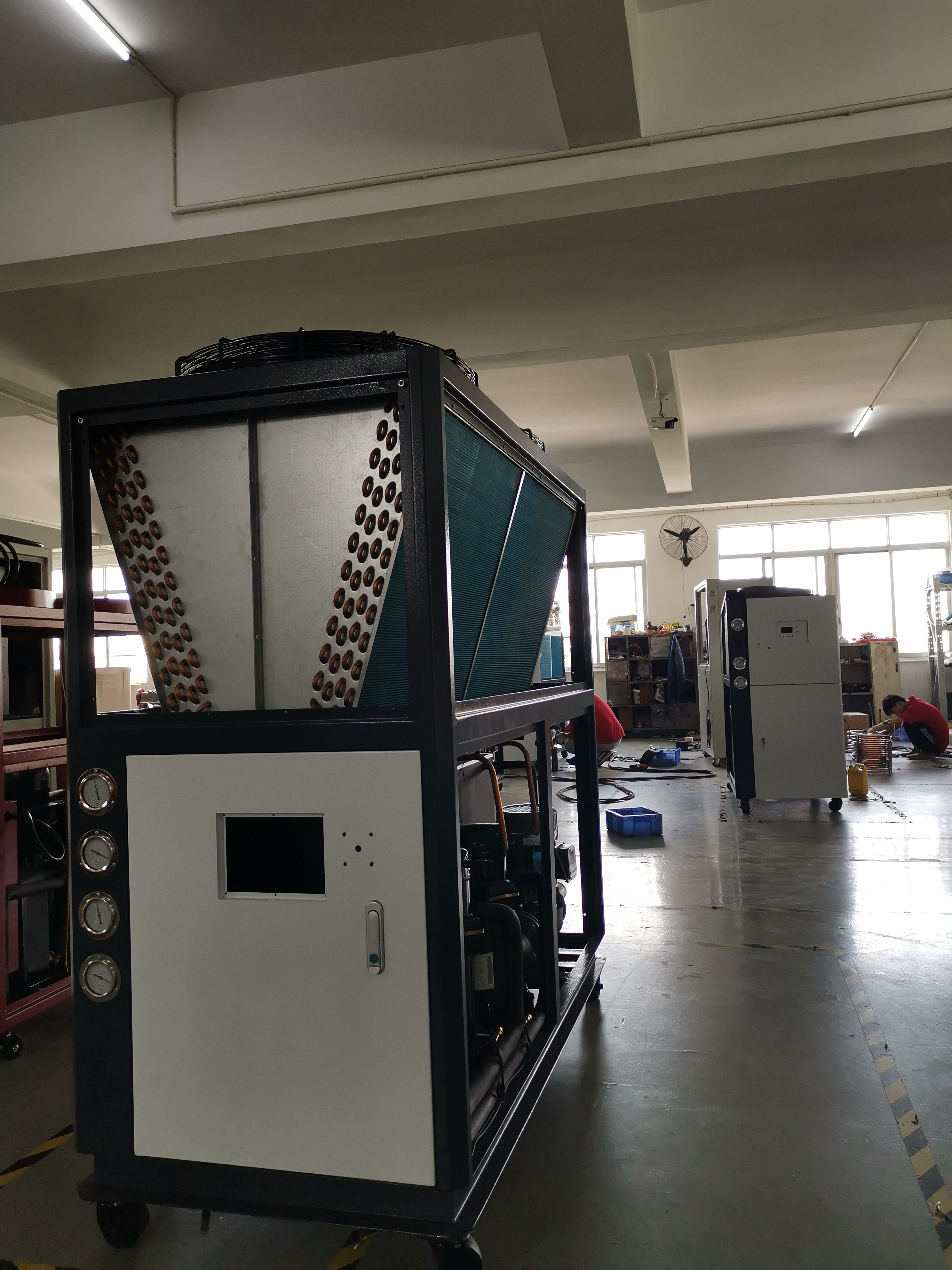 many pcs air cooled chiller for mold injection ready to deliver