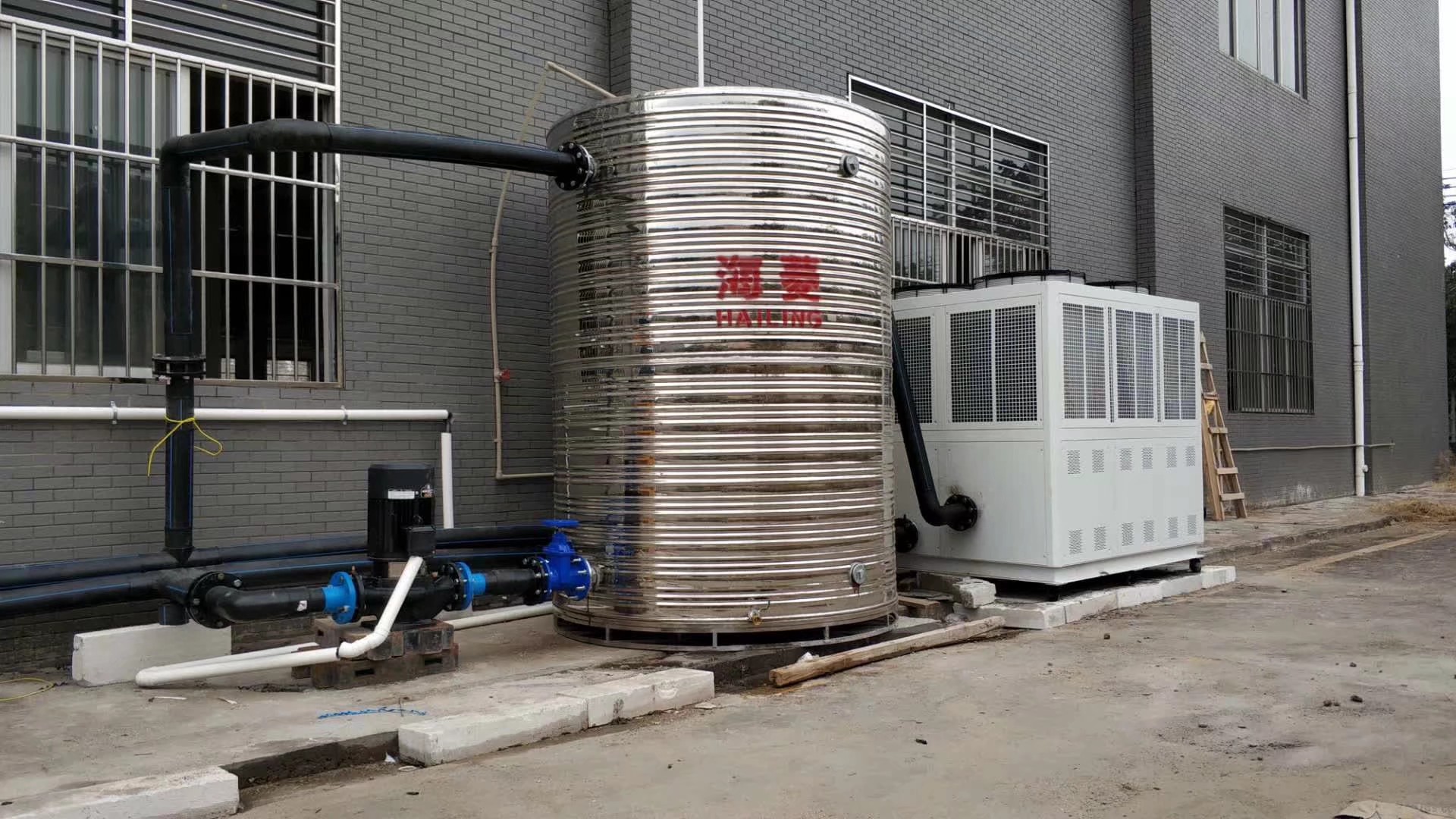 8 ton air cooled chiller for outdoor installation