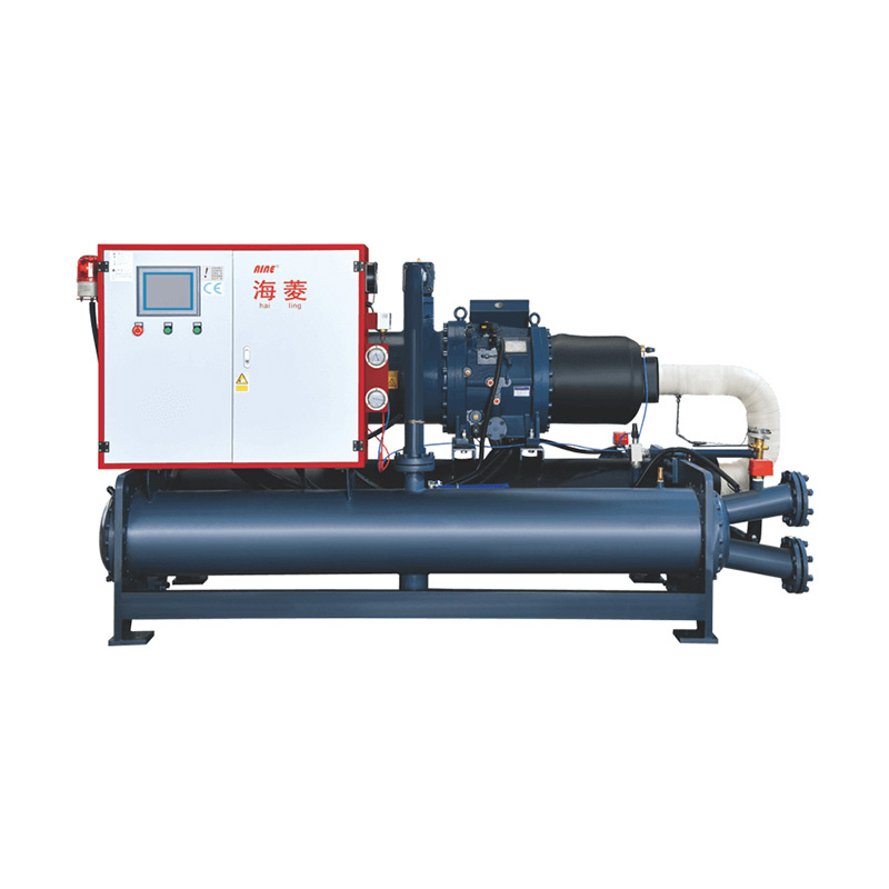 professional industrial water cooled screw type chiller unit